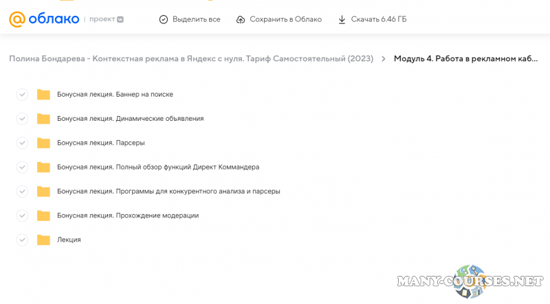 Полина Бондарева - Контекстная реклама в Яндекс с нуля. Тариф Самостоятельный (2023)